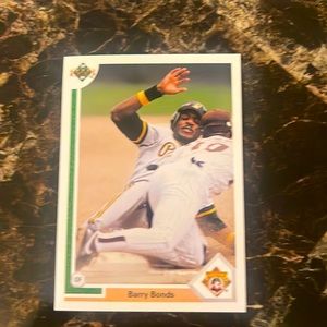 Barry Bonds card